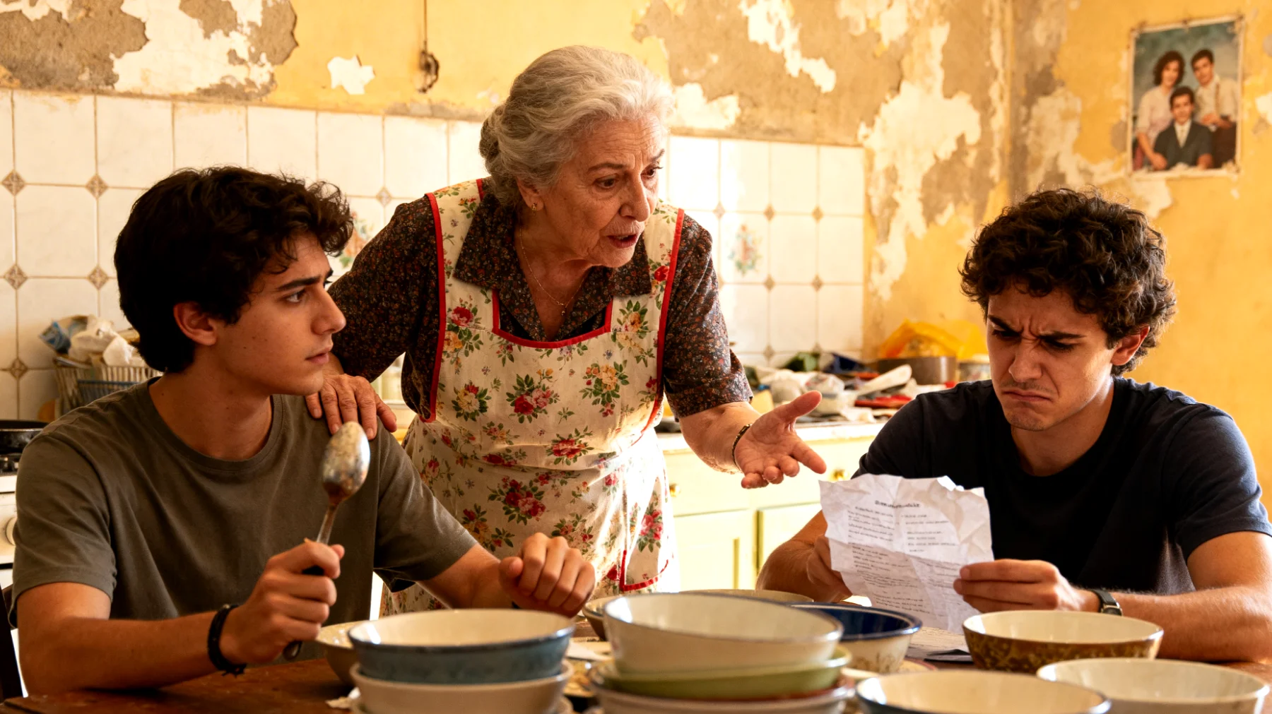 Nonna che fatica a lasciare autonomia ai nipoti giovani adulti continuando a trattarli come bambini da proteggere"