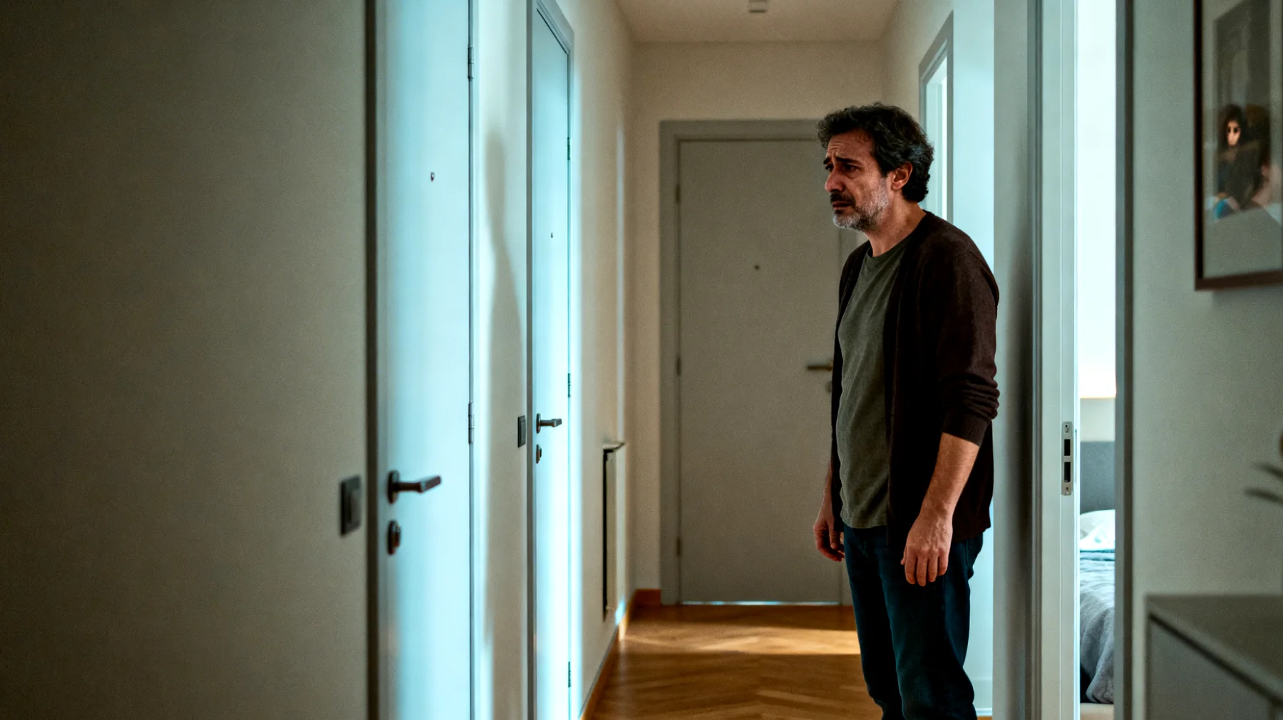 Un papà che teme di perdere il legame emotivo con i suoi figli adolescenti, che sembrano sempre più distanti, chiusi nelle loro stanze e poco interessati a condividere tempo e confidenze con lui"